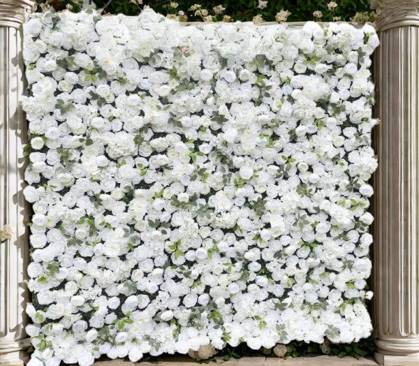 White Rose Flower Wall - Image 2