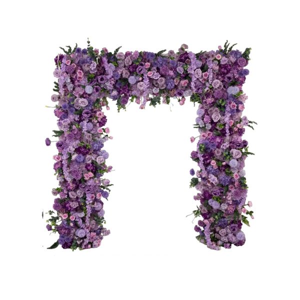 Floral Wall Backdrop Purple - Image 4