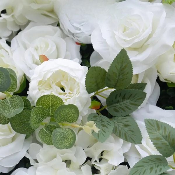 White Rose Flower Wall - Image 3